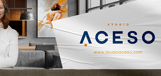 照明行业Aceso公司logo设计