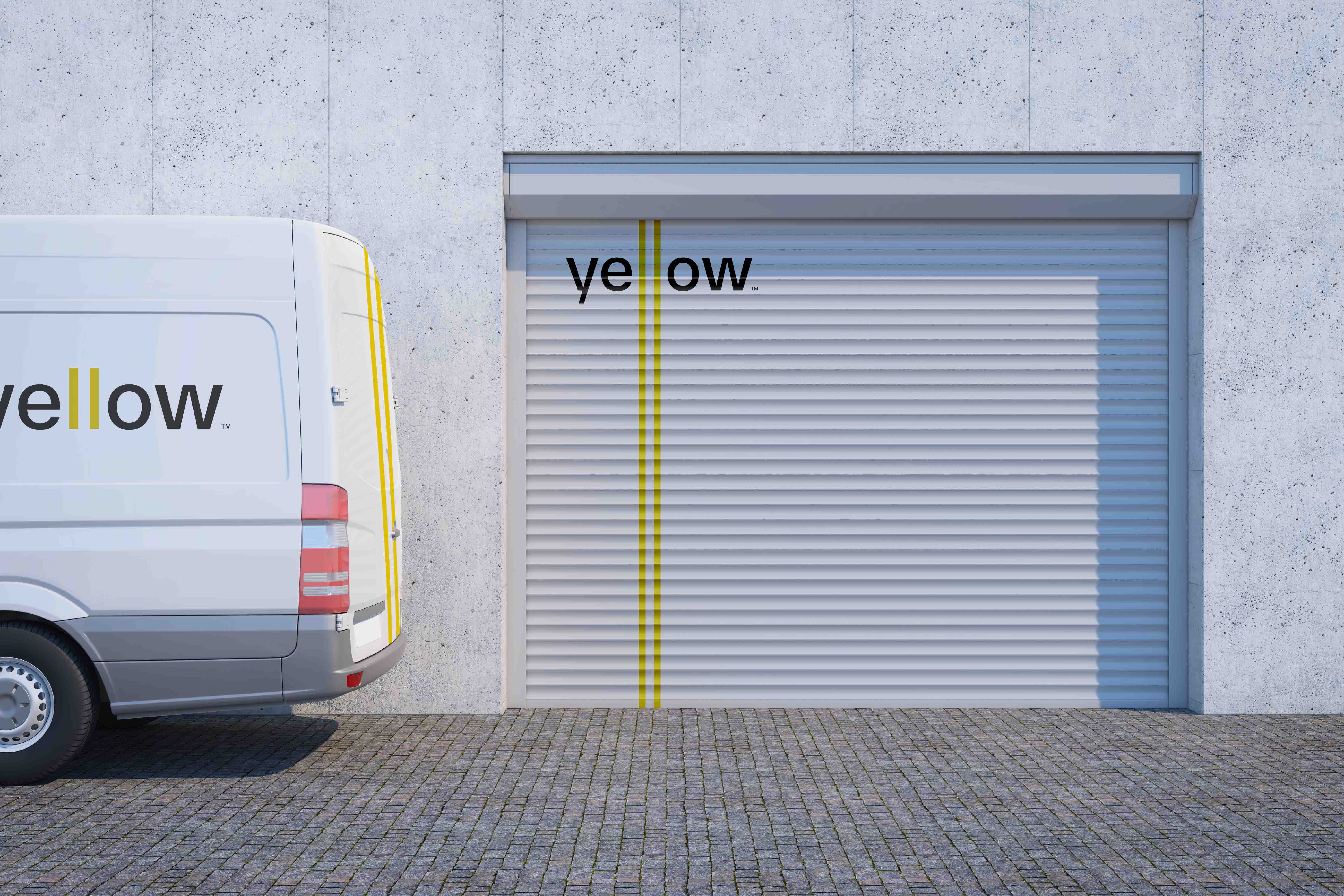 物流行业Yellow快递公司品牌形象设计 物流行业Yellow快递公司品牌形象设计