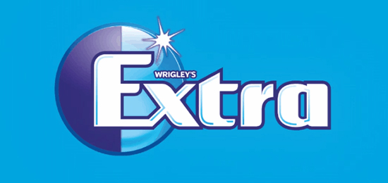 口味卓越的 护齿无糖口香糖品牌 Extra益达的 LOGO设计内涵与品牌设计欣赏