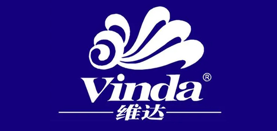 蓝色经典，柔美舒适，高雅洁净的生活卫生用品品牌-Vinda维达-LOGO设计内涵与品牌设计欣赏